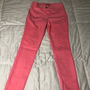 Ladies Hot pink skinny jeans